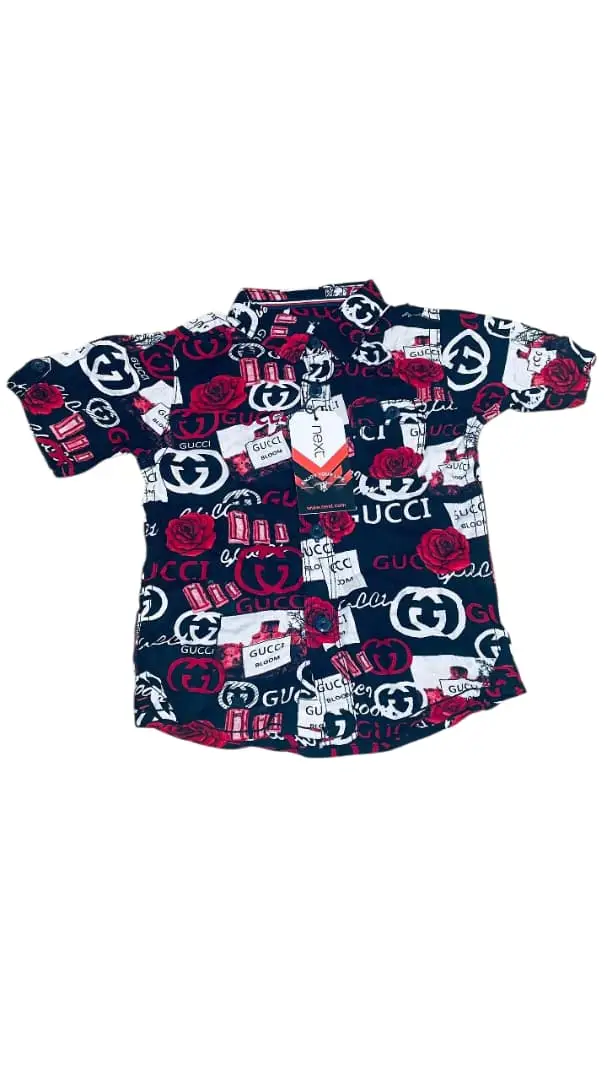 Floral Print Shirt-Soft Cotton-Vintage Pattern - Image 3