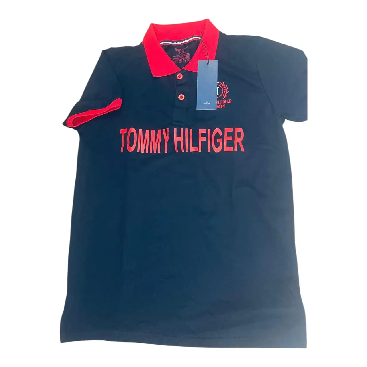 Unisex Tommy Hilfiger Polo Shirt (PK Cotton) - Image 4