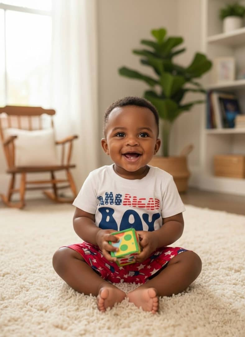 Boy Two-Piece Cotton Set - Image 2