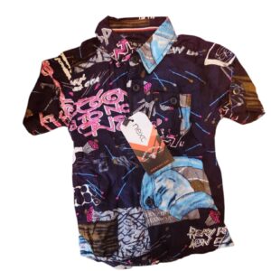 Boys’ Premium Printed Short-Sleeve Shirt